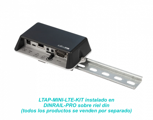 DINRAIL-PRO MIKROTIK Montaje en Riel Din 35mm x 7,5mm para Serie LtAP-mini DRP-LTM