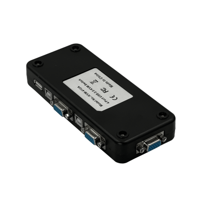 KVM41UA Conmutador-KVM-4-USB/VGA Concentrador-3-USB2.0 necesita-Cables no-necesita-Adaptador-Corriente