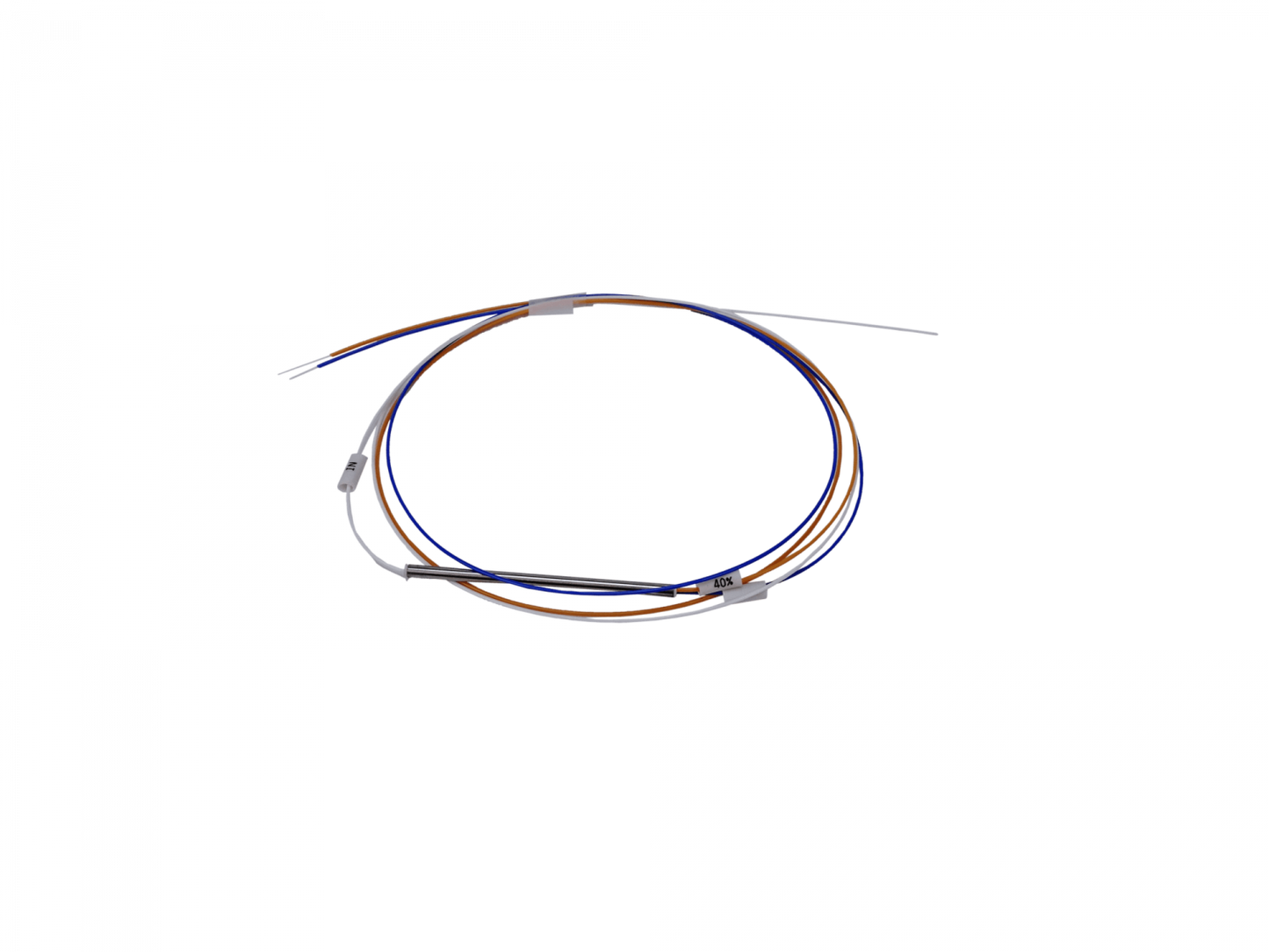 DIVI-60 Divisor óptico desbalanceado 1x2 60-40 FBT sin conectores para XPON XGPON G657A1