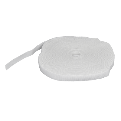 CV-LK25W Blanca Amarra Velcro Clasica Doble Faz 25mt 20mm