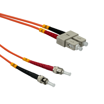 JFMTC5 5 metros ST-SC OM1 Multimodo MM Dúplex Latiguillo de Fibra Óptica 62.5/125um LSZH