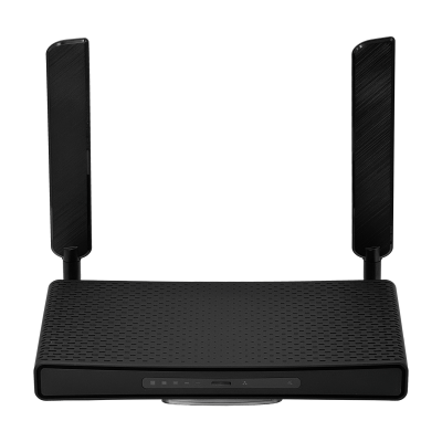 HAP-AC3 MIKROTIK Router inalámbrico de doble banda 2,4/5GHz con 2 antenas RP-SMA de 3/6dBi, puerto USB, AC1200, 5 puertos 10/100/1000 y PoE pasivo de entrada/salida en puerto 1, nivel de licencia 4