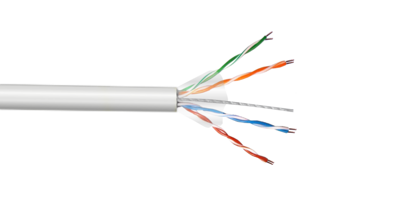 CBXP-UW3 LINKCHIP Calibre 24 AWG / 0,45 mm Categoría 5e Polietileno Uso Externo Blanco Cable Par Trenzado sin Blindaje 305 Metros Cobre
