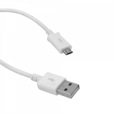 USBAMB10 Cordón USB 0,9mt Macho-A Macho-MicroB A/MicroB 90cm puede suministrarse blanco