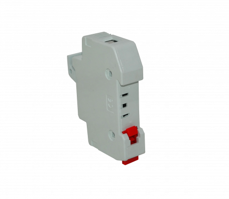 FUSE-B3 Portafusible Cilíndrico 1x32A 10x38mm2 E91/32 660V para Montaje en Carril DIN