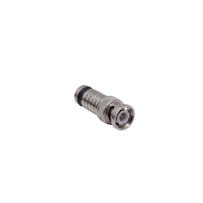 BM-N59 Conector de compresión BNC macho para cable RG59, paquete de 4 unidades, tipo empuje