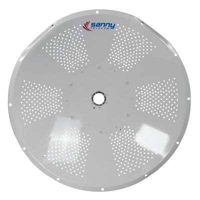 DISH-5G34 SANNY Con Daño Menor 4,9-6,5GHz 34dBi 2-N-Hembra Inclinación 45º 2x2 Antena Parabólica 5GHz