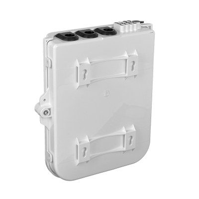 BOX-2-8C 8-Manguito-no-incluido 8-CL-Rect IP65 Caja Blanco-Invierno Fibra NAP
