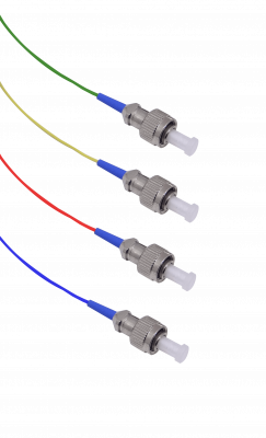 JFSF-4 FC/UPC Monomodo 1,5 metros 4 fibras Pigtail 150cm 0,9mm 1.5m Fibra Óptica 9/125µm