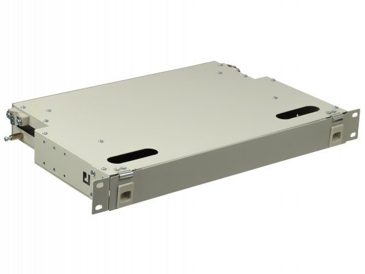 ODF-1 Marco Distribuidor Óptico Altura 1U para Bastidor Construcción Metálica Capacidad para 1 Panel de Distribución