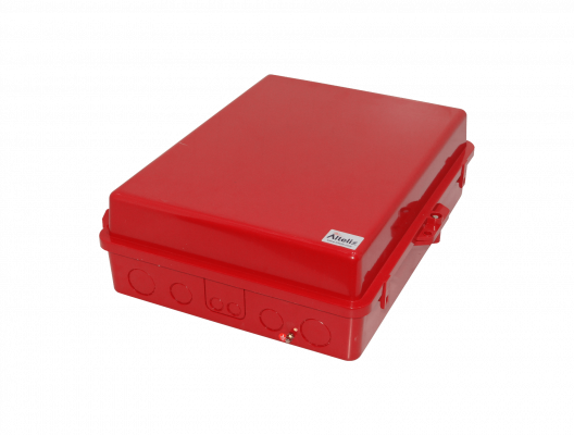 NP171406R ALTELIX Roja 432x355x152mm IP55 Gabinete Exterior NEMA3 Policarbonato+ABS
