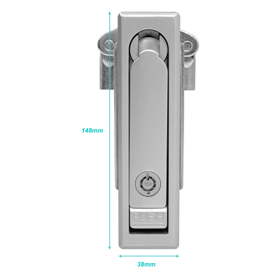 LOCK-EXT LINKMADE Chapa para Rack-Exterior inc-2-Llaves combinacion Unica Zinc