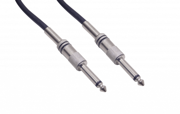 AUDIO-635-1.5 Conector Jack 6,35mm Simétrico MACHO-MACHO Extensión de 1,5 metros Conductor Sonoro Clavija-Clavija Teléfono-1/4 Pulgada