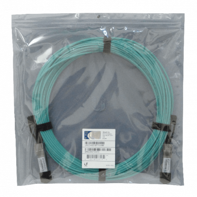 UA1-20 UBIQUITI 20m SFP+10Gbps Cable 3mm Fibra-Multimodo Directo UACC-AOC-SFP10-20M