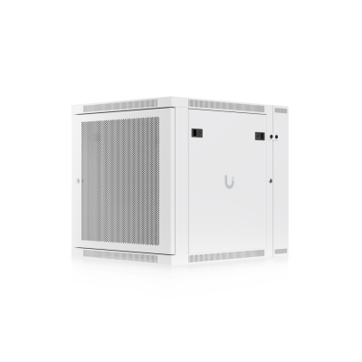 URKD12-7P UBIQUITI Armario de Red 12U con Perforaciones Distribuidas Doble Cierre 70cm-Profundidad Instalación Pared Acabado Blanco