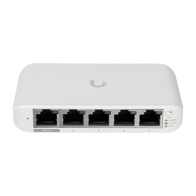 USW-FLEX-MINI UBIQUITI 5-1000 Entrada PoE-af Switch Capa 2 para Interior Incluye 5V-USB-C Requiere UniFi