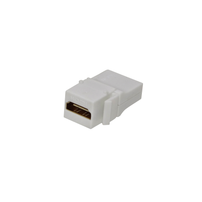 KHAL HDMI Angular-90-grados Hembra-Hembra Keystone Blanco v1.4