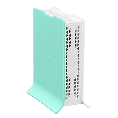 HAP-AX-LITE MIKROTIK Router con 4 puertos Gigabit Ethernet, WiFi 6 de 2,4GHz a 600Mbps, antena de 4,3dBi, licencia nivel 4, incluye fuente 5V/12W USB-C, modelo L41G-2axD