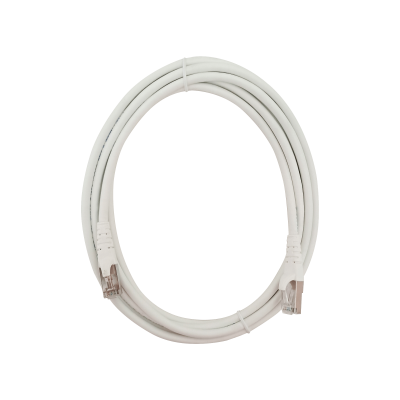CP6FW-30L LINKMADE 3 Metros F/UTP CAT6 BLANCO LSZH LATIGUILLO MULTIFILAR MOLDEADO