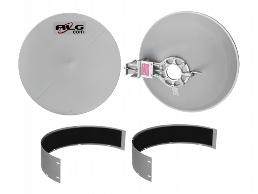UHP-37 ALGCOM ISO+RAD 11GHz 0,6m 37dBi 10,0-11,7GHz 3º 2x2 2-RPSMA-H Antena