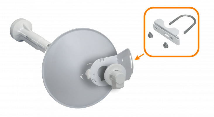 PBE-M2-400 UBIQUITI 1-100 18dBi 2,4GHz 400mm PowerBeam incluye-PoE24V