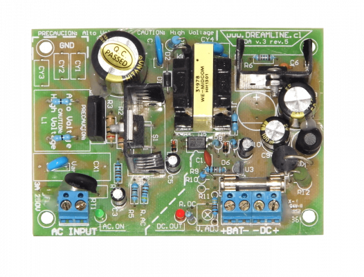 F12-W40C. 13,8V 13.8V 3A-Constante Alimentador Cargador Batería sin/Chasis