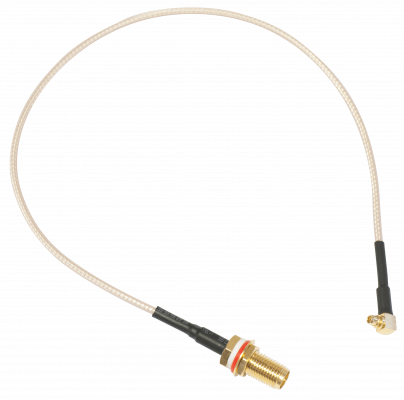 ACMMCXRPSMA MIKROTIK Cable Pigtail MMCX Macho a RP-SMA Hembra CA100 26cm