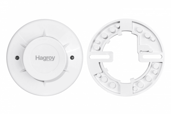 DSW-928N HAGROY Detector de Humo NA 2 y 4 hilos req-10/33VDC ABS CE - RoHS