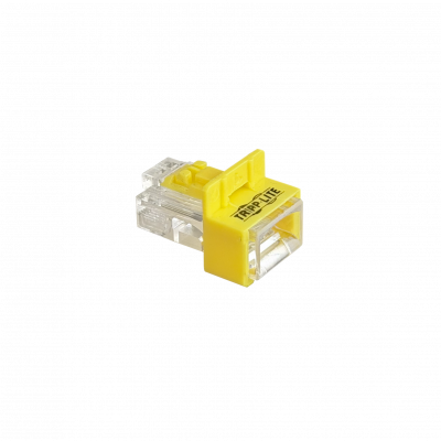 PLUG-010-YW TRIPPLITE Pack de 10 Bloqueos Amarillos para Conector RJ45 Universal necesita llave