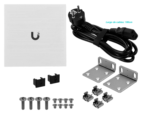 USW-16-POE UBIQUITI Switch de Rack de 16 Puertos 1000 (8 PoE) con 42W Totales, Soporte 48af/52at y 2 SFP, Requiere UniFi