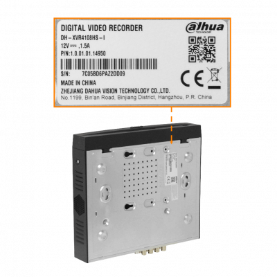 DVR-8 DAHUA 8-Canales Analógico/IP requiere-1-SATA LAN-100 HDMI VGA USB RS485 Videograbador HCVR4108