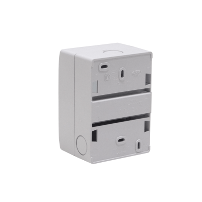 CAJA-DIN4T KALOP c/Tapa 54/72mm-Ancho Caja Plastica p/Automaticos RielDin-Plastic