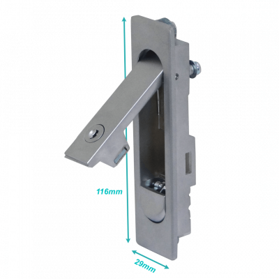 FRONTLOCK LINKMADE CHAPA PIVOTE RACK PISO INC-2-LLAVES P/RK42-9VL/SIMILARES