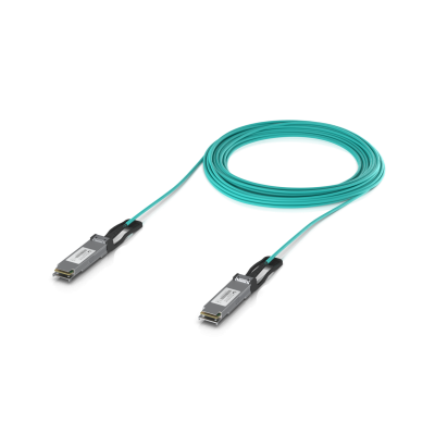 UA7-20 UI 20mt QSFP28-100Gbps Cable 3mm Fibra-MM Directa AOC-QSFP28-20M