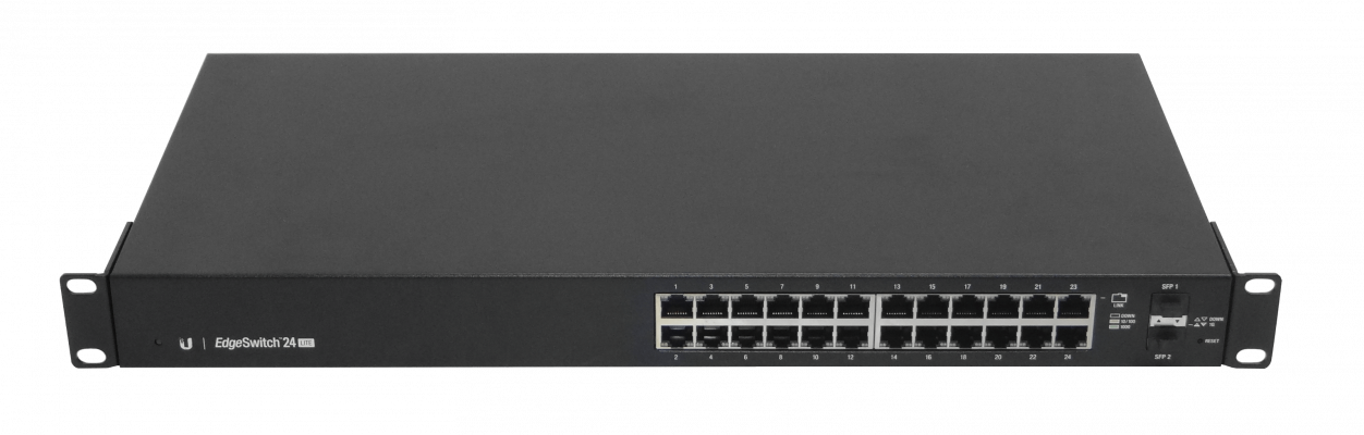 ES24-LITE UBIQUITI 24-1000 2-SFP RS232-RJ45 Conmutador Administrable Bastidor 220VAC/25VDC