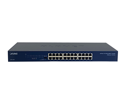 GSW-2401 PLANET Switch 24 Puertos 1000Mbps no-Administrable-L2 Rack 220V-Directo Selector-4-modos