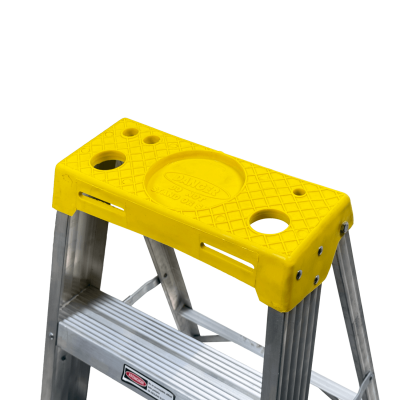 ESAT-103 0.7mt 105KG Banqueta Plegable de Aluminio 3-Escalones Escalerilla 0,71mt