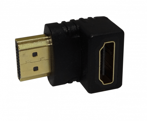 HDMI-LD Adaptador Ángulo Vertical Descendente 90-Grados HDMI Hembra-Macho