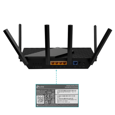 AX72 TP-LINK Enrutador WiFi 6 AX5400 Doble Banda (5GHz a 4804Mbps + 2,4GHz a 574Mbps) con 6 antenas, USB, 4 puertos LAN y 1 WAN