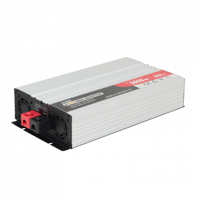 INV-3000W Convertidor 3000W Entrada-11-15V/12VDC Salida-220VAC Inversor 2-Tomas-Universales con-Ventilador HI-3000
