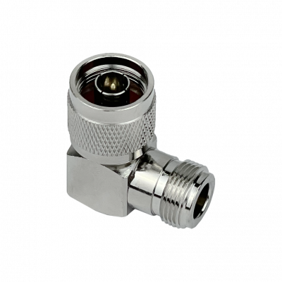 NHNM-90 Adaptador Acodado a 90 Grados Hembra N a Macho N para Cable Coaxial