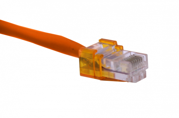 RJC-CB LINKMADE NARANJA MINI-TAPA REPARADORA RJ45 PAQUETE-10U.