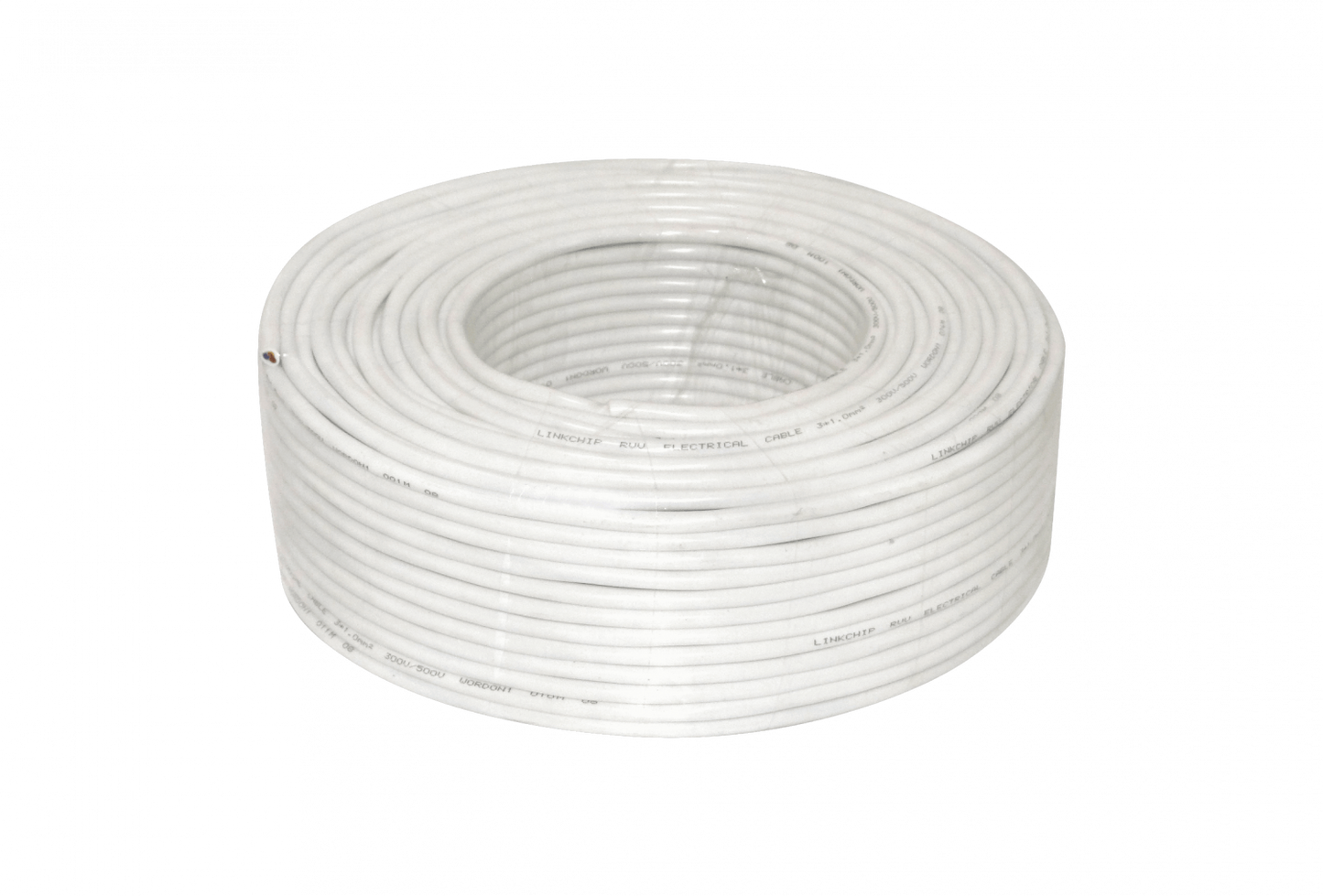 WORDON7-2 Blanco 2x0,75mm 100mt Conductor Eléctrico RVV 4-6AMP 2x0.75mm PVC