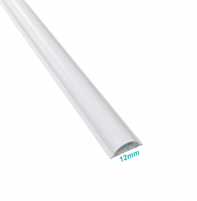 CC-P4814 LINKCHIP 48x14mm 2mt 1,4mm-Tapa 1,1mm-Base PVC Canaleta de Piso Blanca