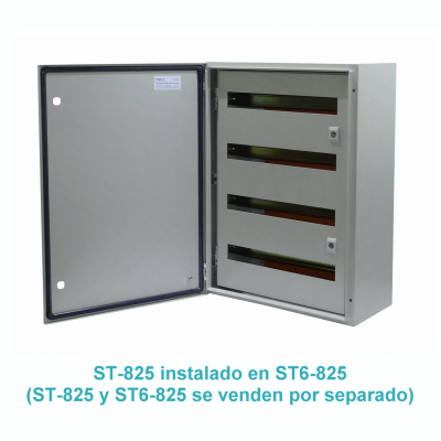 ST-825 TIBOX 743x529mm 4-RielDIN-53cm Bastidor interior para Gabinete ST6-825 MDST86