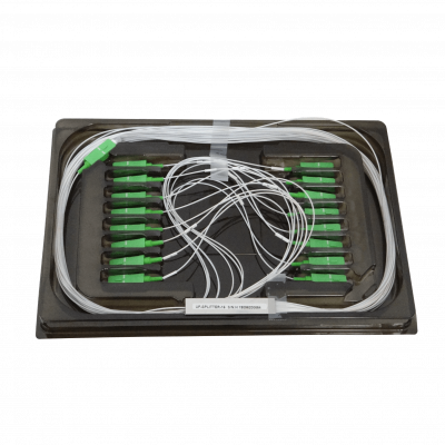 UF-SPLITTER-16 UBIQUITI 1x16 SC/APC Separador PLC GPON 3mt 150+150cm 0,9mm 1260-1650nm