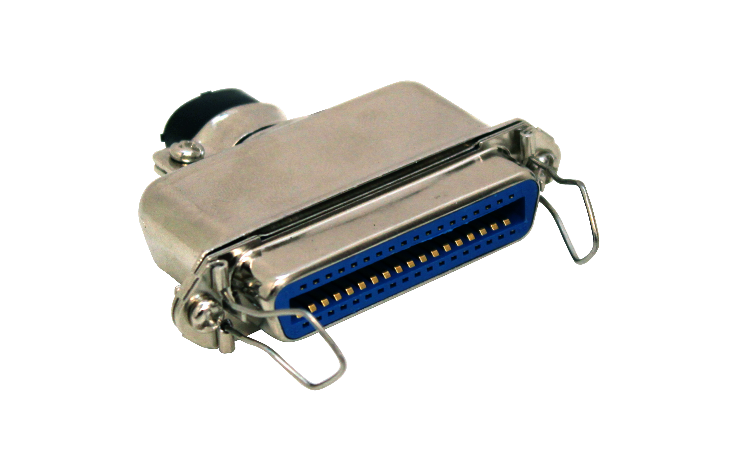 CEN36-H Conector 36-pin Hembra soldable Centronics CEN36 c/Tapa-Metalica