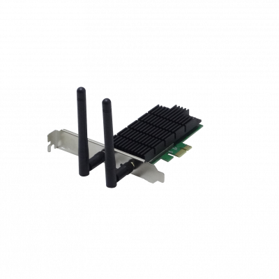 T4E TP-LINK AC1200 1200mbps 2,4Ghz 5GHz PCIe-x1 2-RPSMA High/Low-Profile