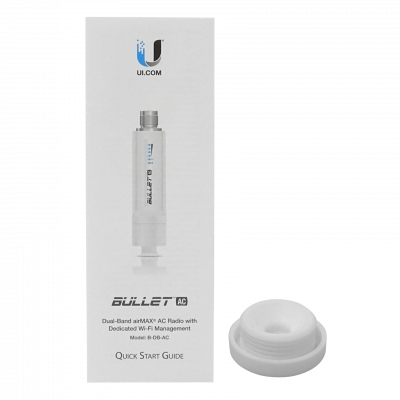 BULLET-AC UBIQUITI 2,4/5GHz 22dBm Punto-Acceso Exterior req/PoE-15-24V req-Antena 1-N-Macho