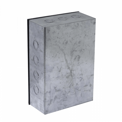 FPCWM-6 B23 Gabinete 300x200x100mm con Cubierta-305x205mm Galvanizado Metálico